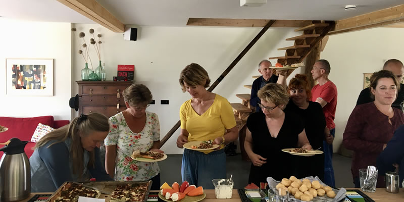 Groepsaccommodatie 16 personen - buffet